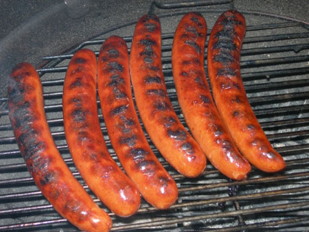 P�lser i kuglegrill